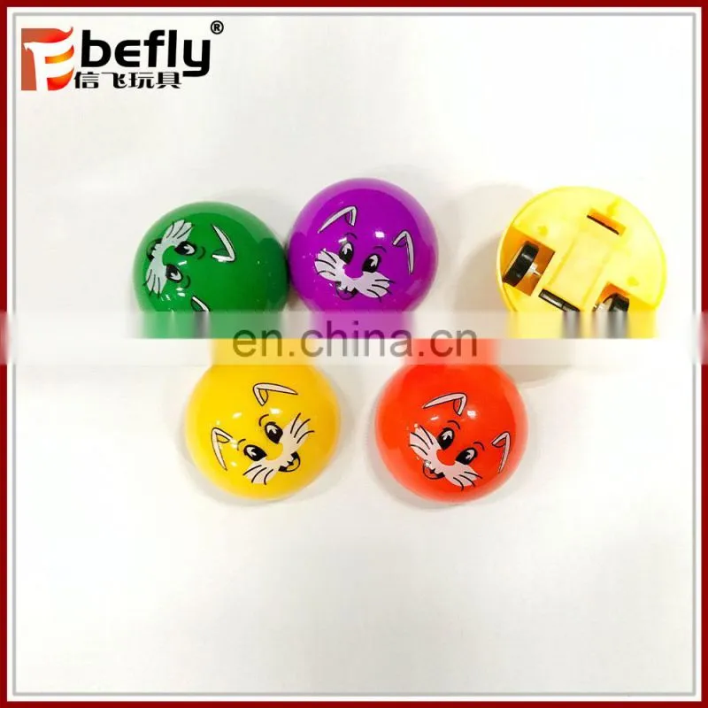 Animal emoji plastic pull backt toy for vending machine