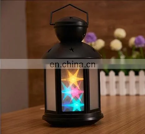 Romantic LED battery night lamp fashion design lantern shape night light