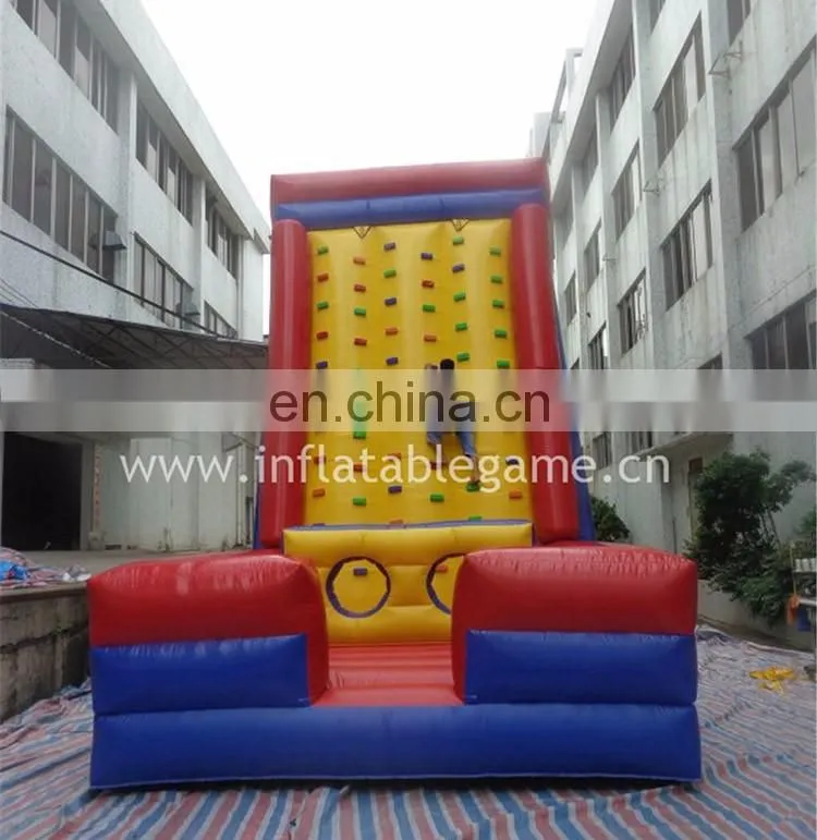 Inflatable outdoor bouncer climb wall