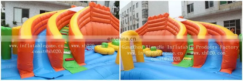 Hot sale commercial grade PVC brand new FU050 Inflatable Giant Cartoon Fun City