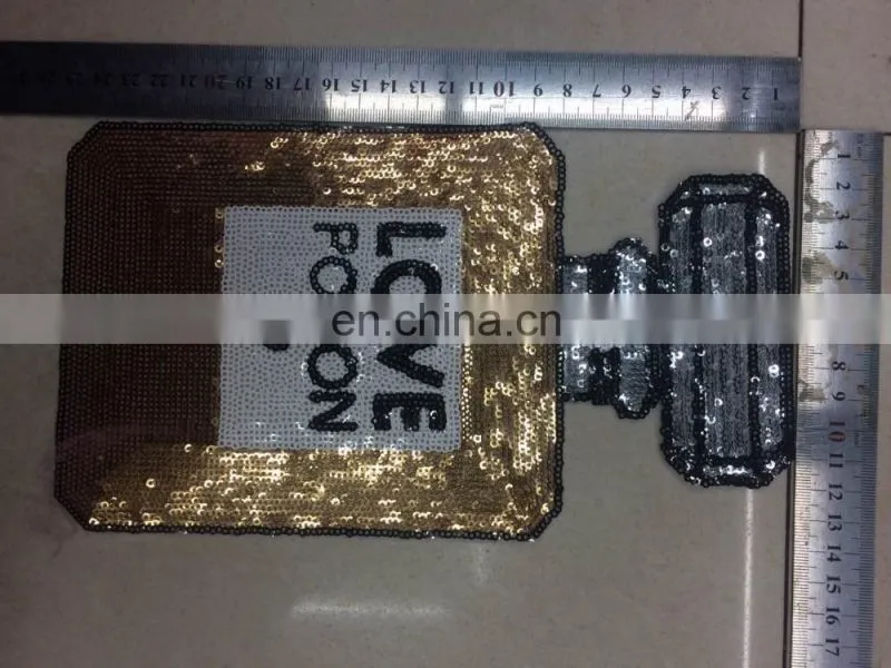 cheap embroidered sequins animal hot fix motifs,wholesale embroidered patch,animals clothes embroidered patches
