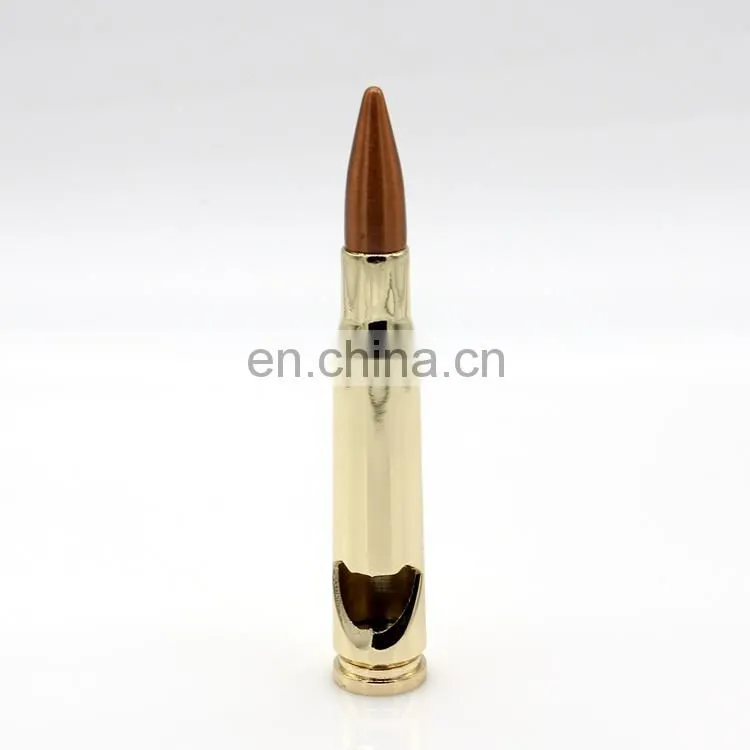 Wholesale promotional personalized Weapons bullet bottle opener