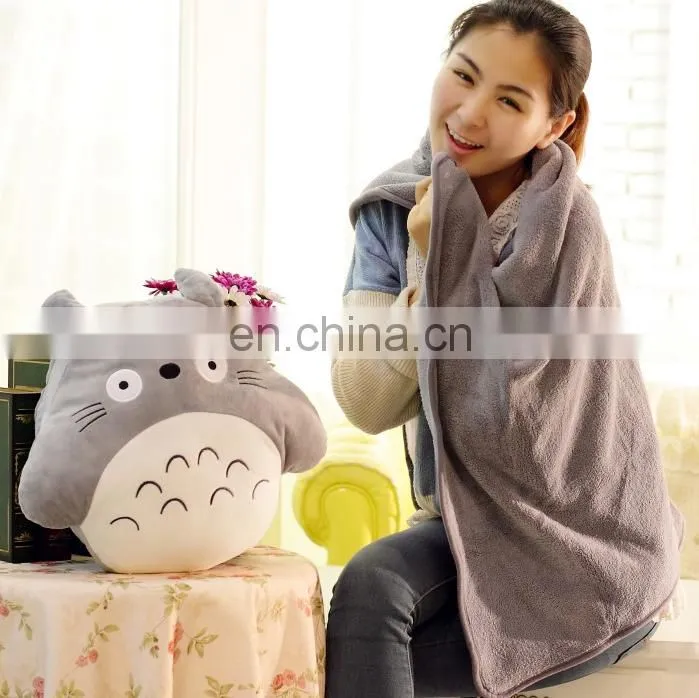Bean bag bed with blanket and pillow built in 2 in 1 travel pillow
