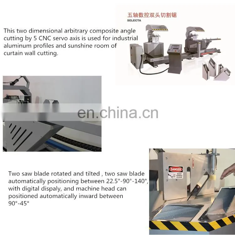 Doors And Window Making Machine Aluminum Window Cutting Machine for Curtain Wall