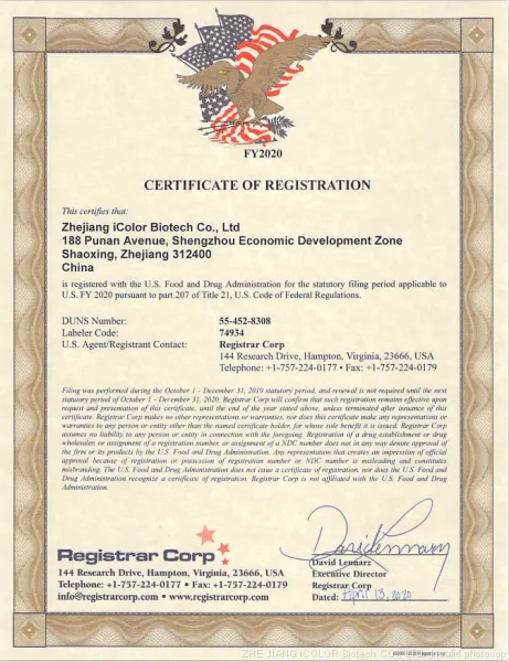 FDA certification