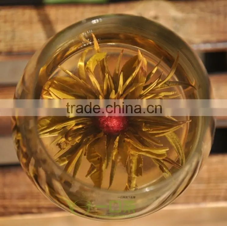 China Jasmine pearls Flowering Tea, handmade and natural blooming tea