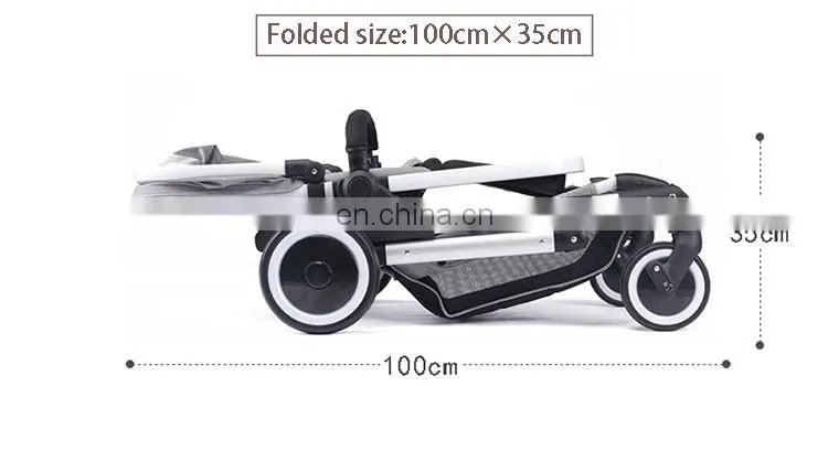 2017 High Class Travel System Folding Baby Stroller Deluxe