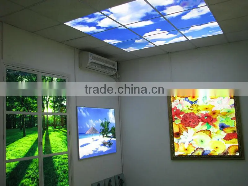 Illuminating and decorative LED wall panel