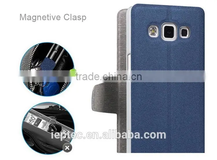 MOFi Hot Style! Flip Cover Phone Cases for Samsung Galaxy A5, A5000,PU Leather Window Stand Design