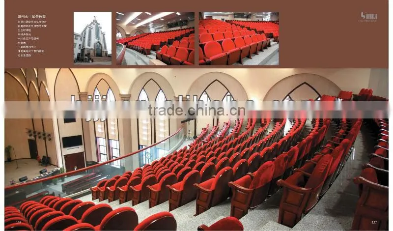 HONGJI morden wooden church pulpit for sale (JT001)