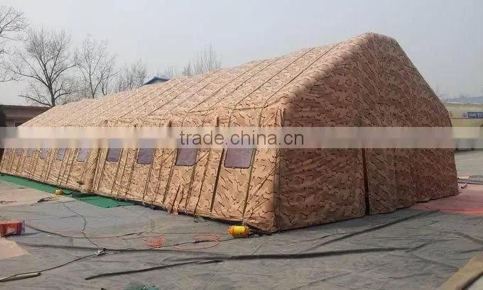 100% air sealed gaint Inflatable tent for army tent