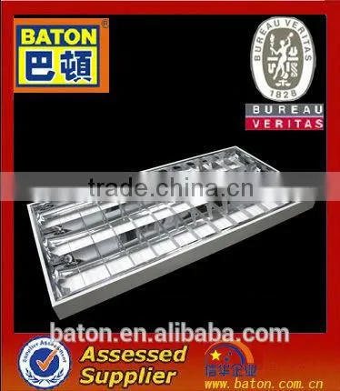 600*1200 Fluorescent grid lighting fixture louver fitting LED grille lamp