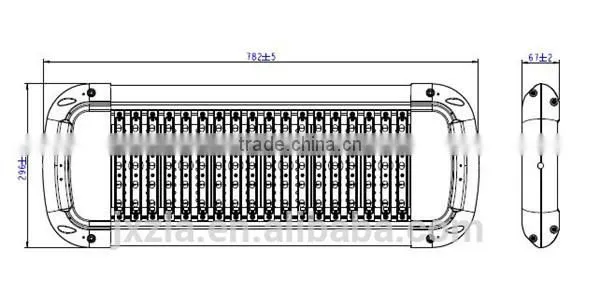 IP65 180w led street light working temperature -20~50 degree