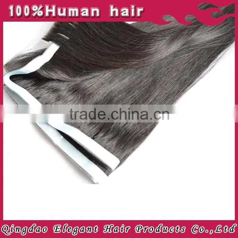 top quality blonde PU Skin Weft extension