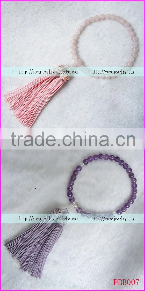 PBB002 hematite japanese prayer gemstone rosary beads