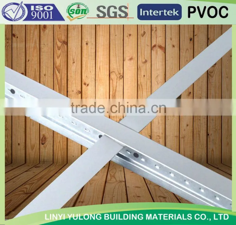 Linyi factory/for gypsum ceiling t bar/t grid