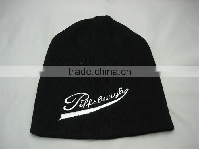 Fashion Blank for Men Knitted Beanie Hat
