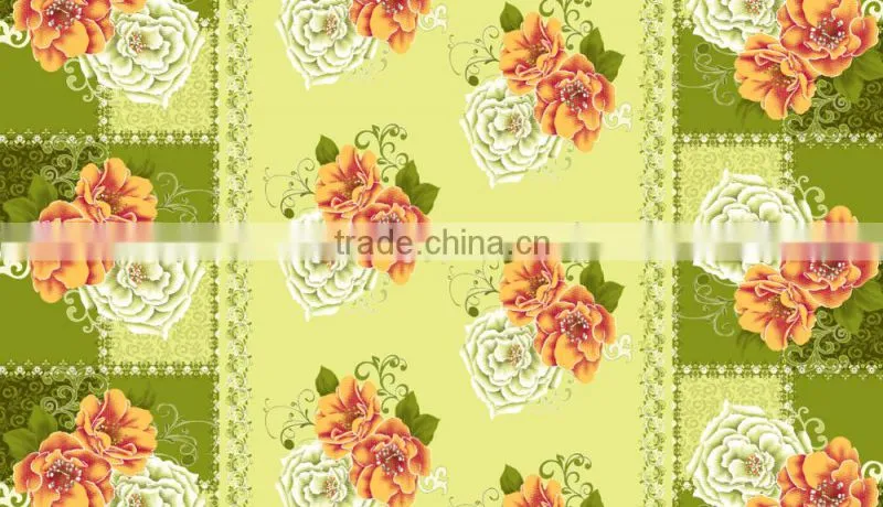 bed sheet fabric microfiber 100%polyester printed fabric/brushed soft fabric for home textile