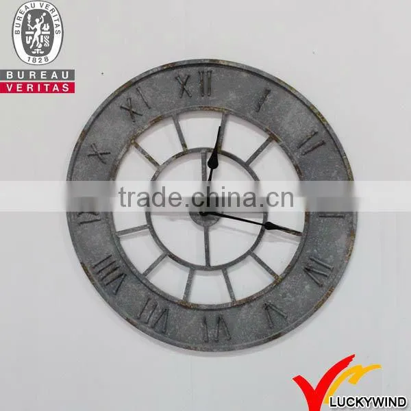 Vintage round Metal decorative wall clock