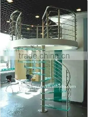 stainless steel straight staircase