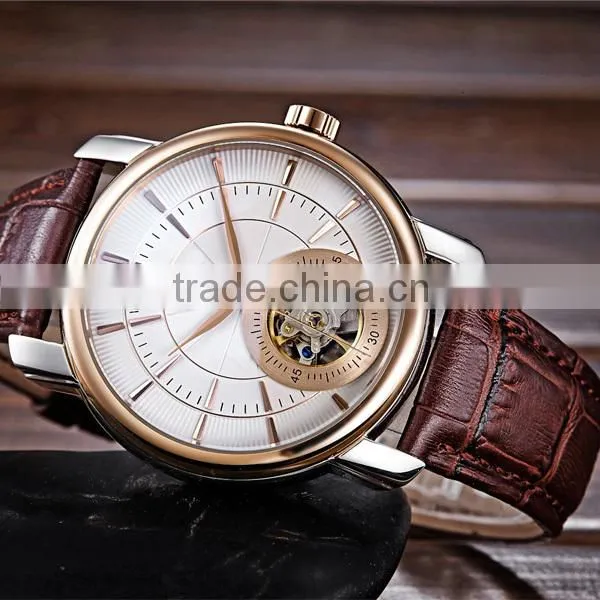 Hot new products for 2015 mechanical automatic watch with sapphire glass