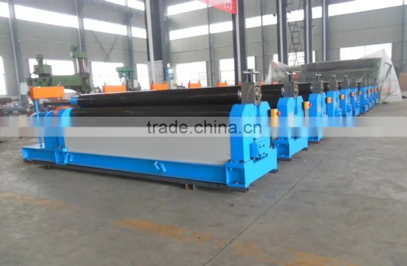 Power press machine with overload protection Hydraulic 3 Roller Rolling Machine