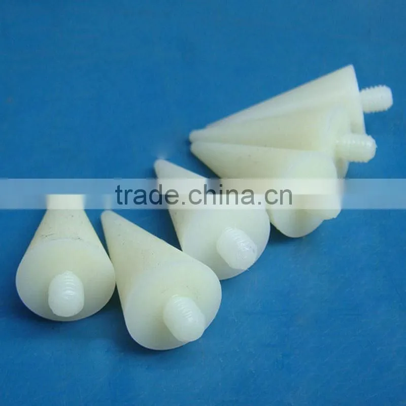 ODM & OEM machined and injection POM derlin scew plastic head screw