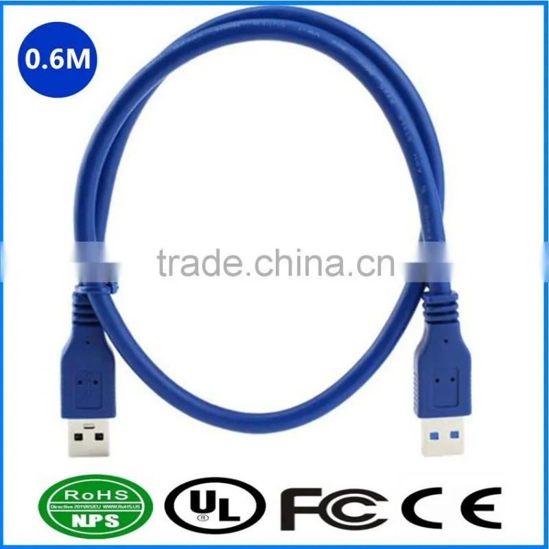 USB3.0 AM To AM Cable Highspeed Connecting Datawire Copper Core For PC Computer Cable