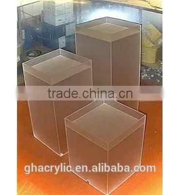 Durable and elegant custom clear acrylic product, Modern acrylic display box
