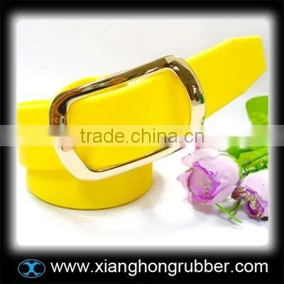 2014 latest design coloful silicone belt