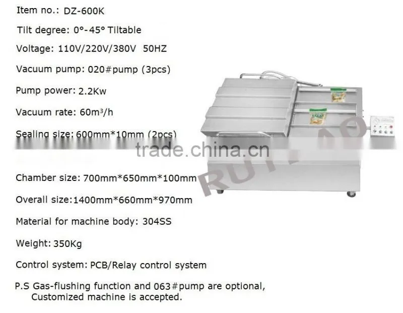 Incline type double chamber vacuum packing machine ,liquid vacuum packer,liquid vacuum packing machine