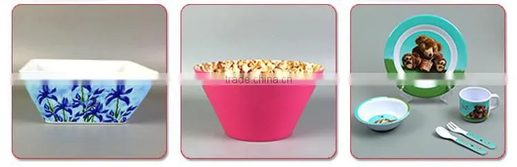 5 sections hotel use melamine snake plate/devided plate
