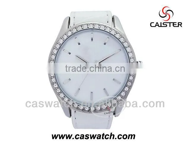 2013 New Style Fashion Watch for lady with CZ Stones Bezel