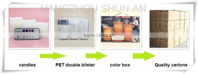12 colors changing LED flameless taper candles