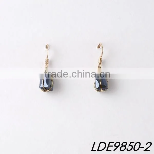 White heart earring star shaped adorable dangle earrings