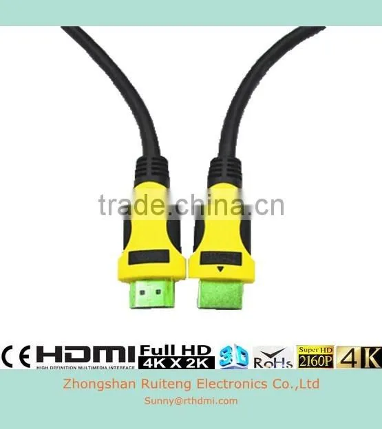 V2.0 colorful low price HDMI Cable with Ethernet from 0.5-40m support 3D and 4K