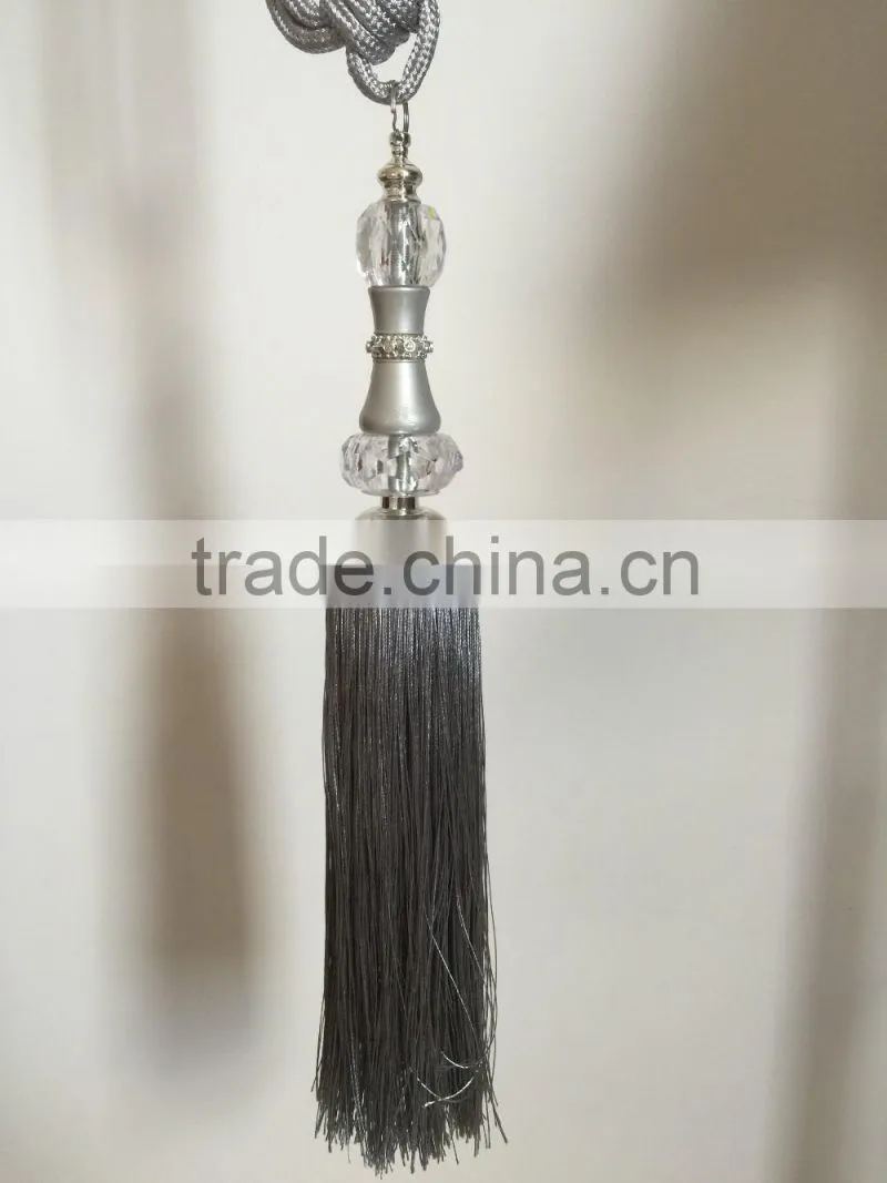 wholesaler china supplier curtain polyester tassel tiebacks