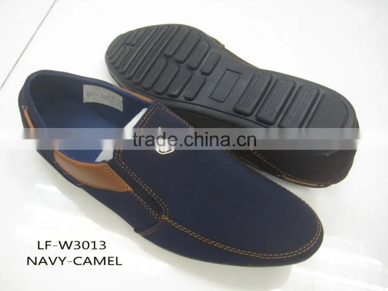 2015 mens hot selling slip-on clothes material shoes