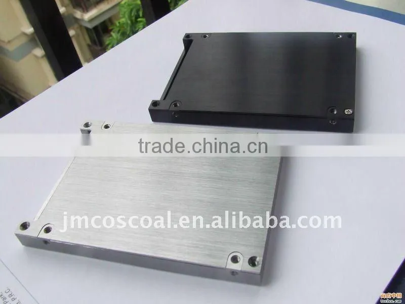 brushed aluminuim parts with CNC machining