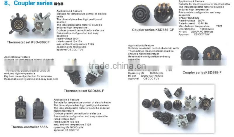 Capillary Thermostats Capillary Thermostat Temperture Controller Water Heater Fry