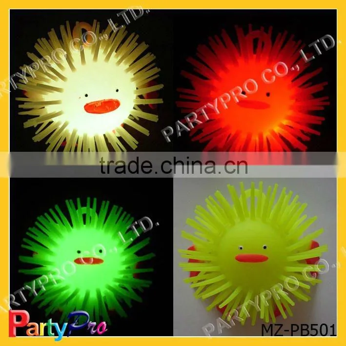 duck shape flashing puffer ball
