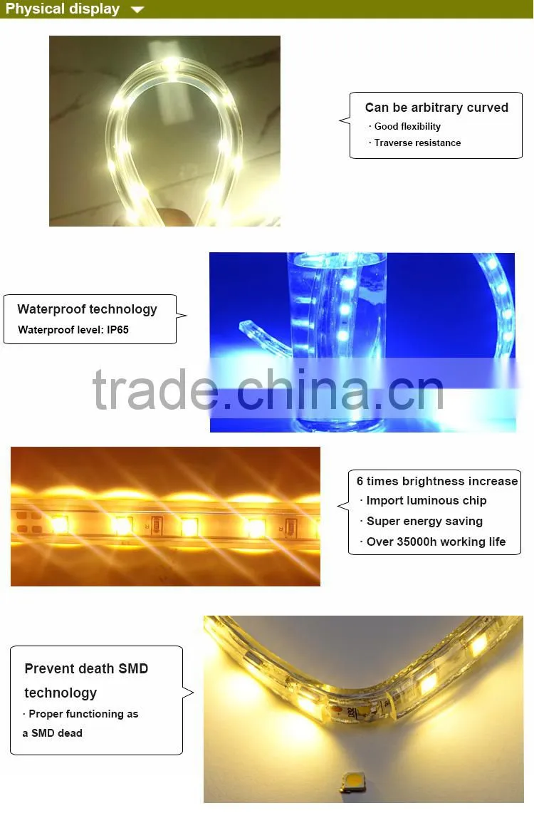 High quality Waterproof 5050 RGB LED Strip flexible led strip ip70 smd 5050 rgb led strip