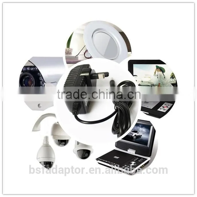 AC DC 9v1a power adapter UL FCC ROHS CE GB