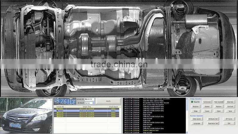 Newest Under vehicle inspection scanner system XJCTB2008A