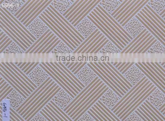 china pvc gypsum ceiling with aluminum foil