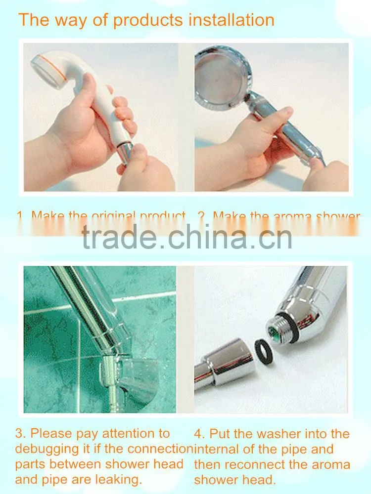 New Products hand aroma sense water saving shower head