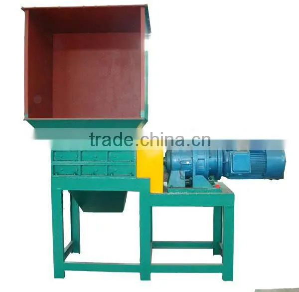 factory price used truck tire recycling crusher,4 shaft shredder