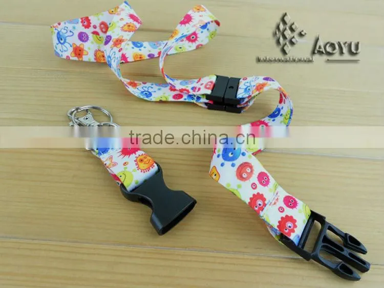 sublimation/heat transfer printing promotional lanyard