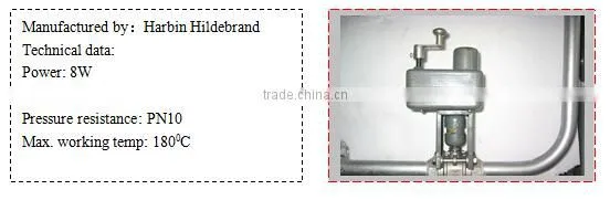 Factory sell directly electric Valve on Wood drying kiln electric operated valve