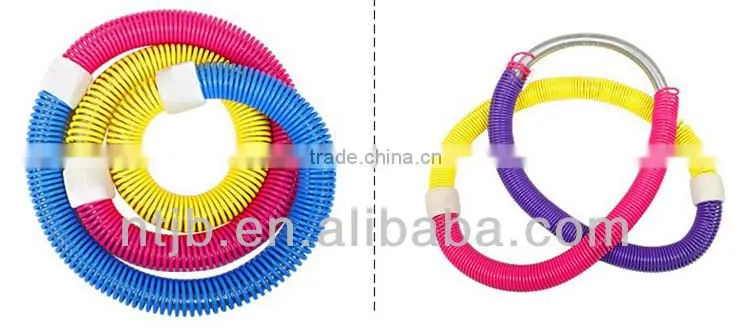 Beautiful healthy hula hoop for fitness sports equipment/soft Hula spring